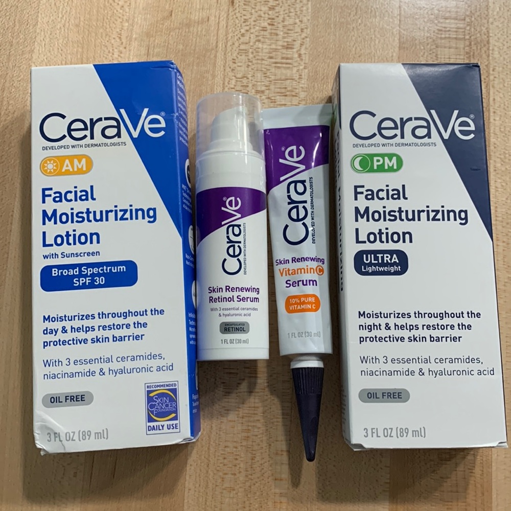 Cerave product bundle.